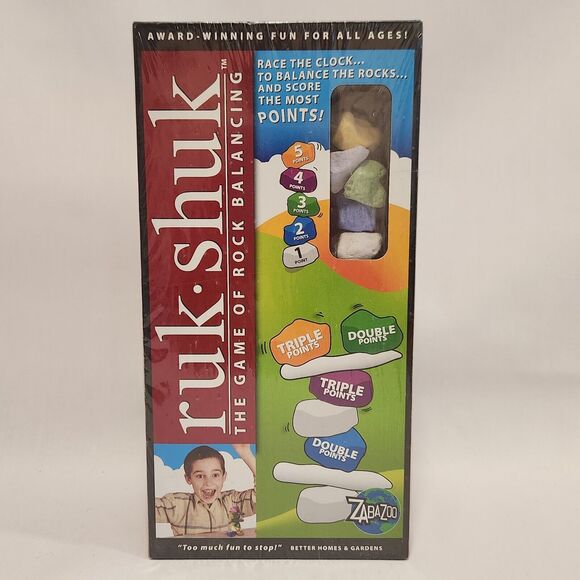 Zabazoo Ruk-Shuk‎ The Game Of Rock Balancing NEW & SEALED - Picture 2 of 7